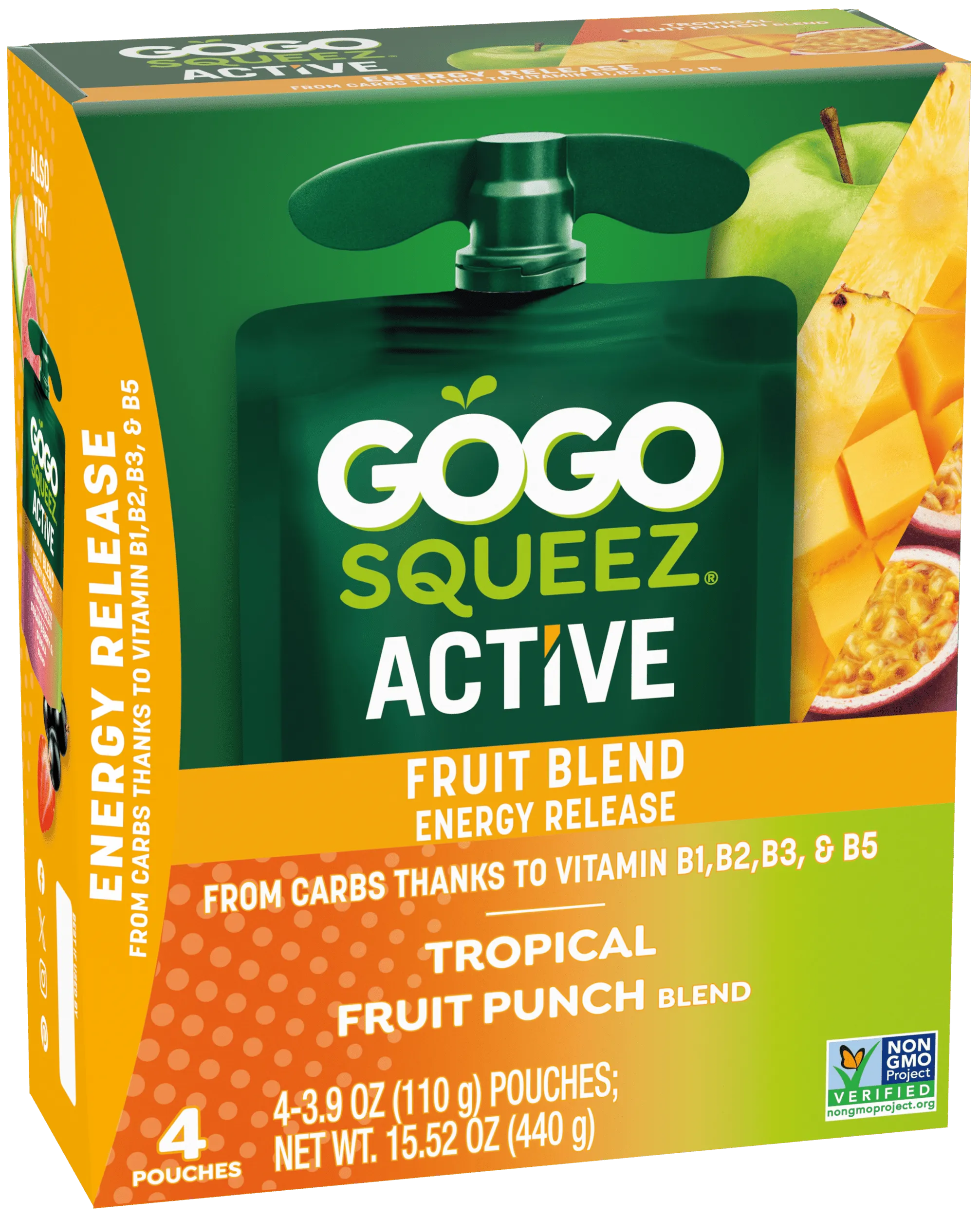 「GOGO!」 Fruit & VeggieZ Apple Carrot Mixed Berry Pouches | GoGo SqueeZ