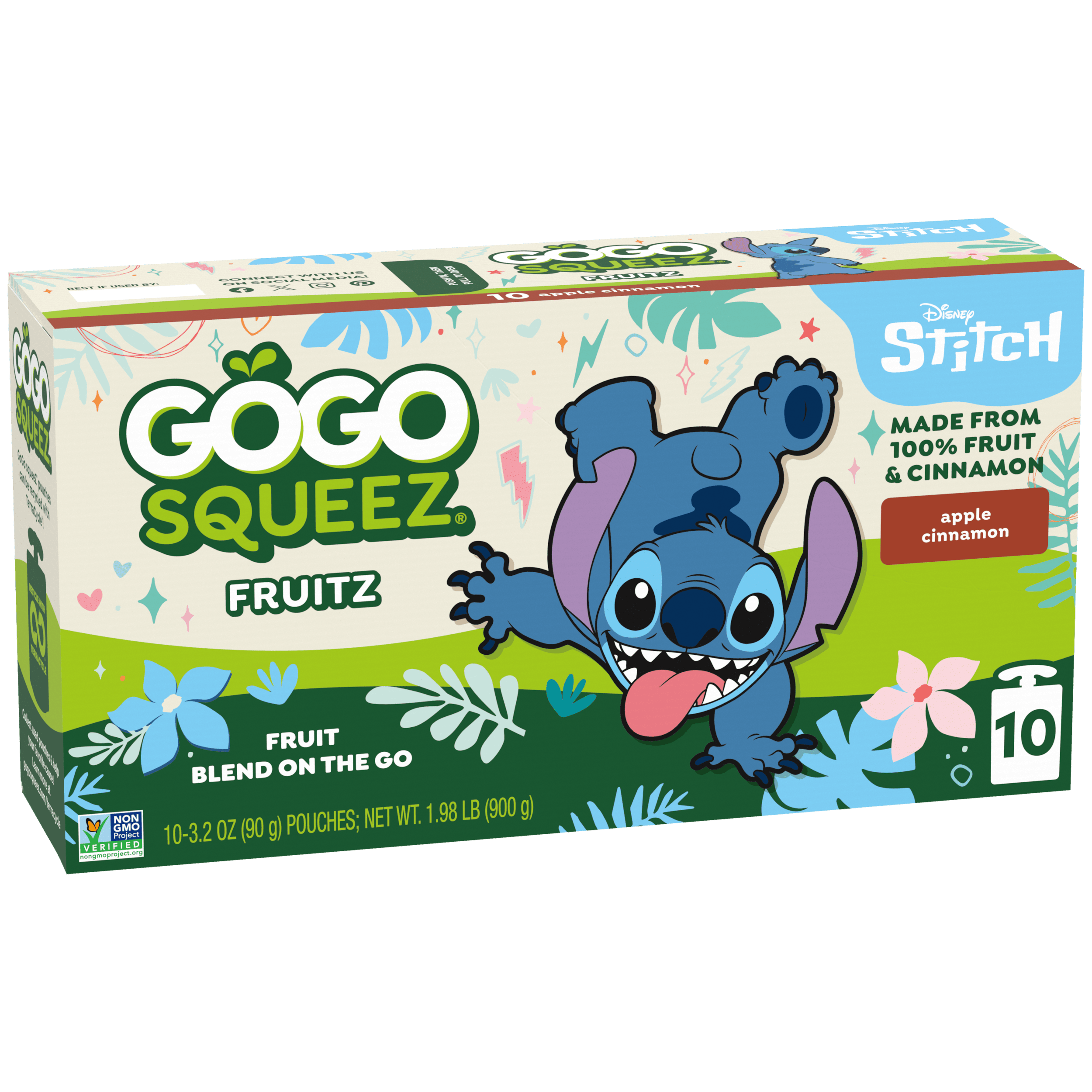 BABY アップル　リボンコーム　エンジ　林檎 Disney Lilo & Stitch Apple Cinnamon Applesauce | GoGo SqueeZ®