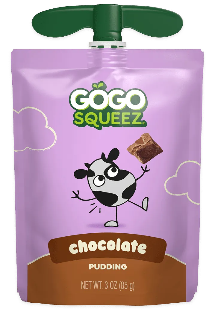 PuddingZ Chocolate | Squeeze Pudding Pouches | GoGo SqueeZ®
