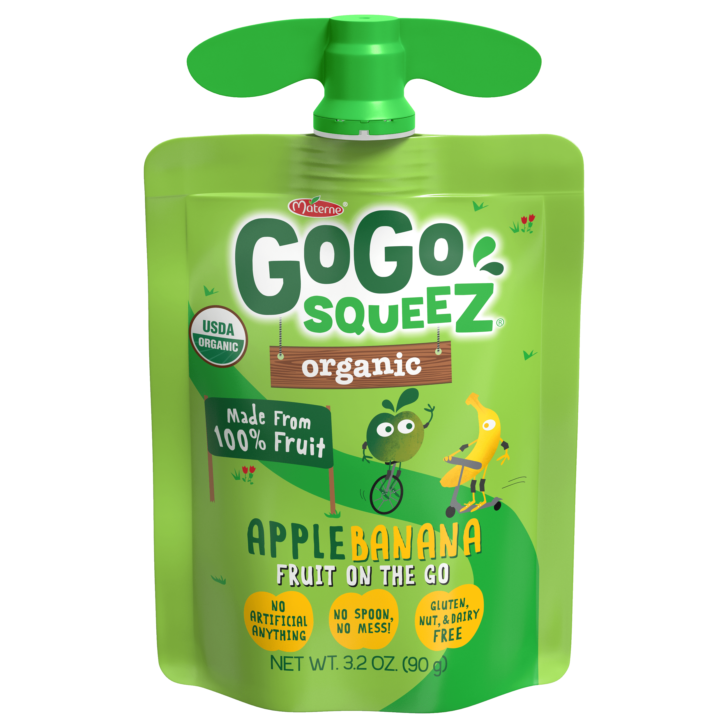 Organic Apple Apple, Cinnamon, Banana, Strawberry Variety Pack