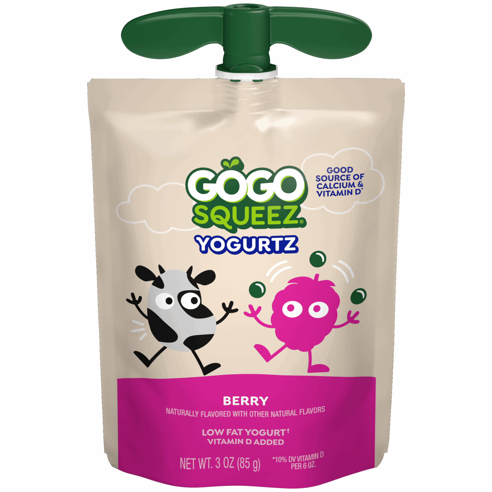 YogurtZ Squeeze Pouches Berry Flavor | GoGo SqueeZ®