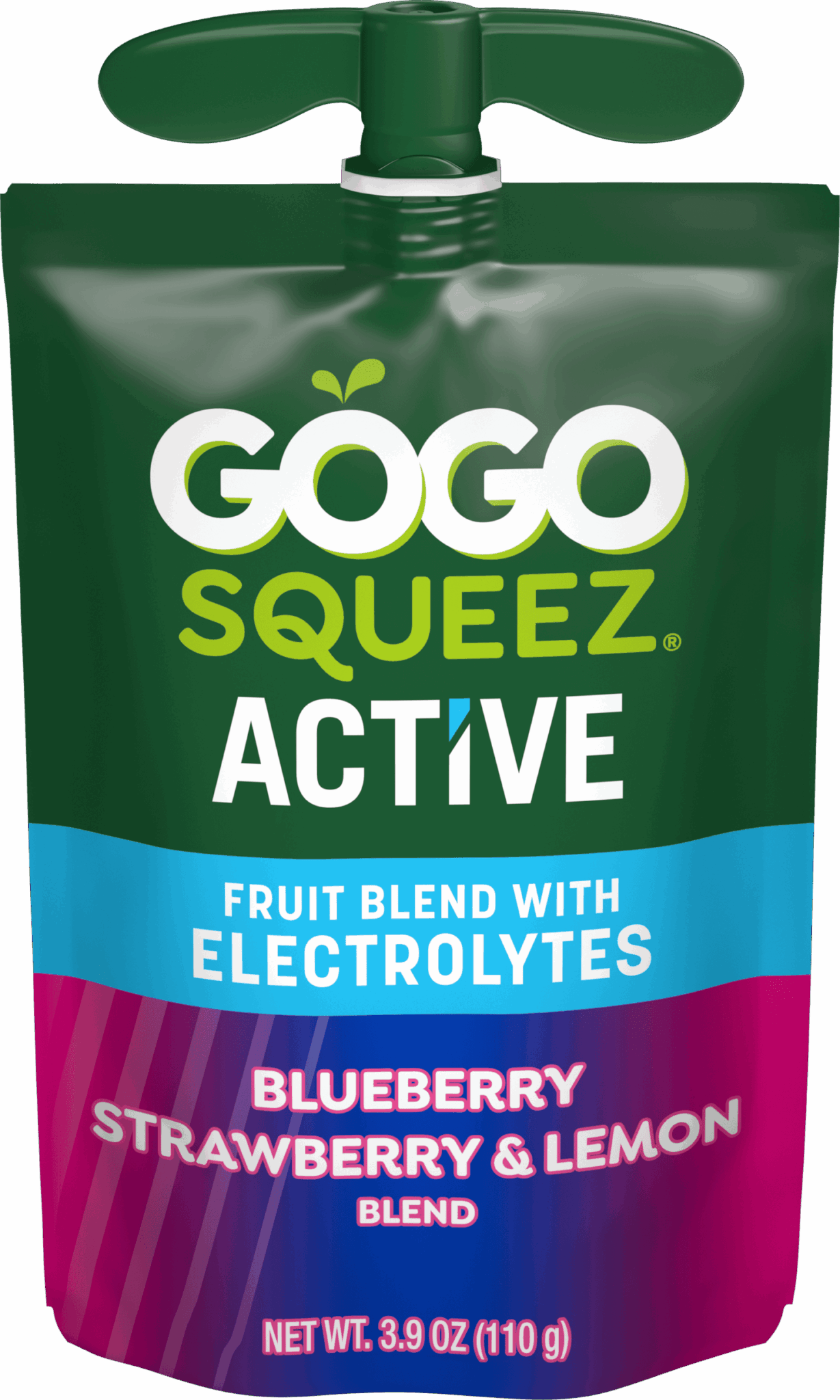 Active Pouches With Electrolytes Cherry Raspberry & Lime | GoGo