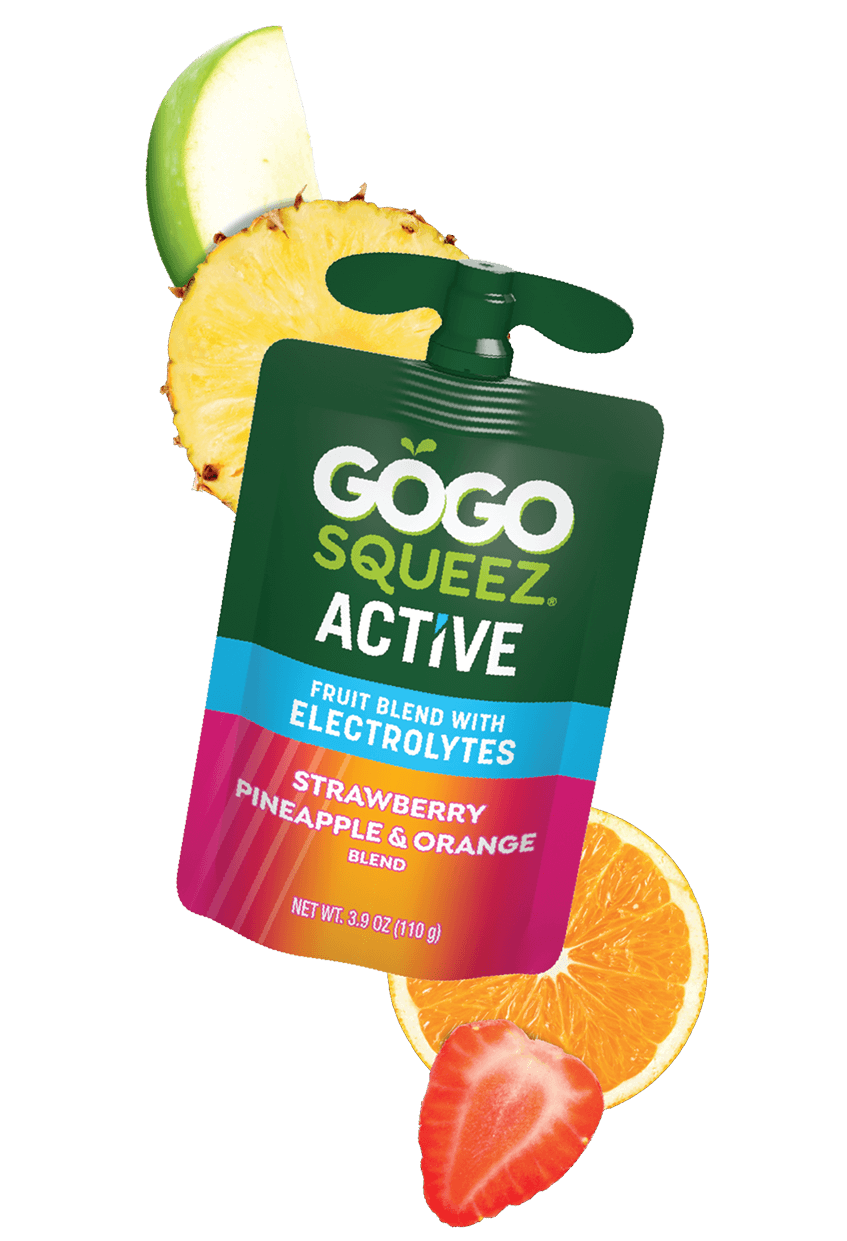 Active Fruit Blend Pouches with Electrolytes | GoGo SqueeZ®