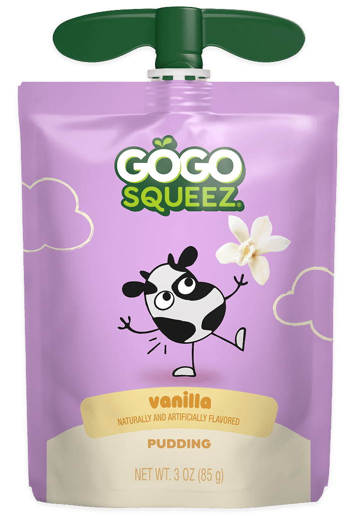 PuddingZ Vanilla | Squeeze Pudding Pouches | GoGo SqueeZ®