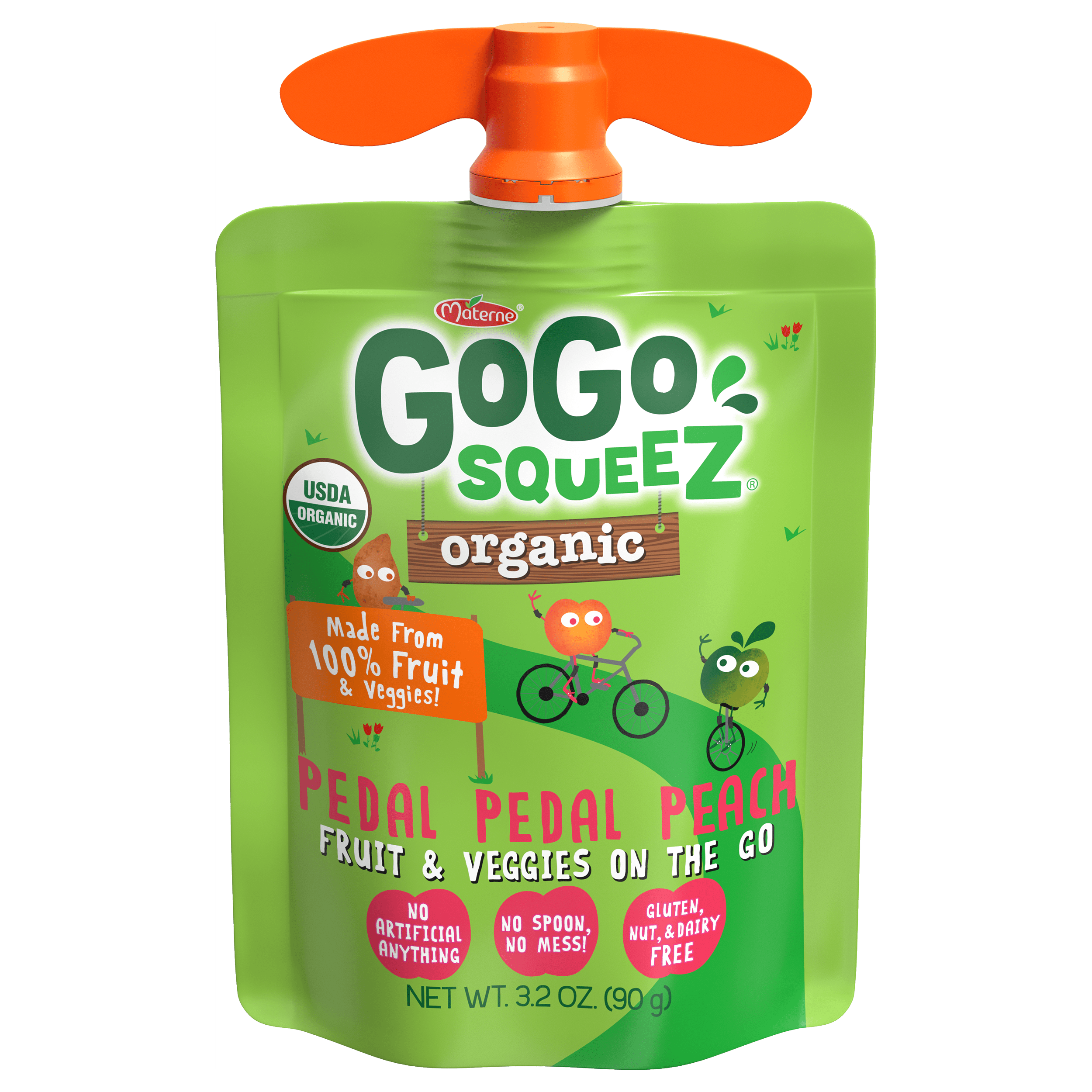 Fruit & VeggieZ Organic Boulder Berry, Peach Variety Pack | GoGo
