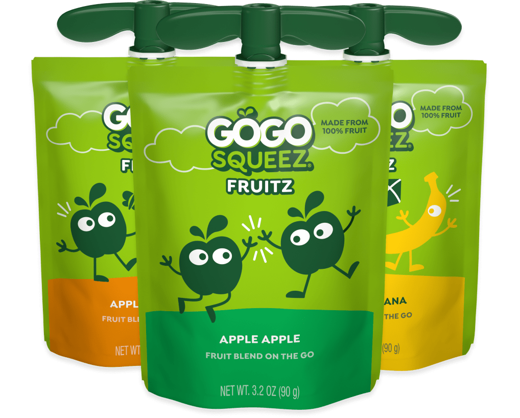 Apple Banana Applesauce & Fruit Puree | GoGo SqueeZ® Snack Pouches