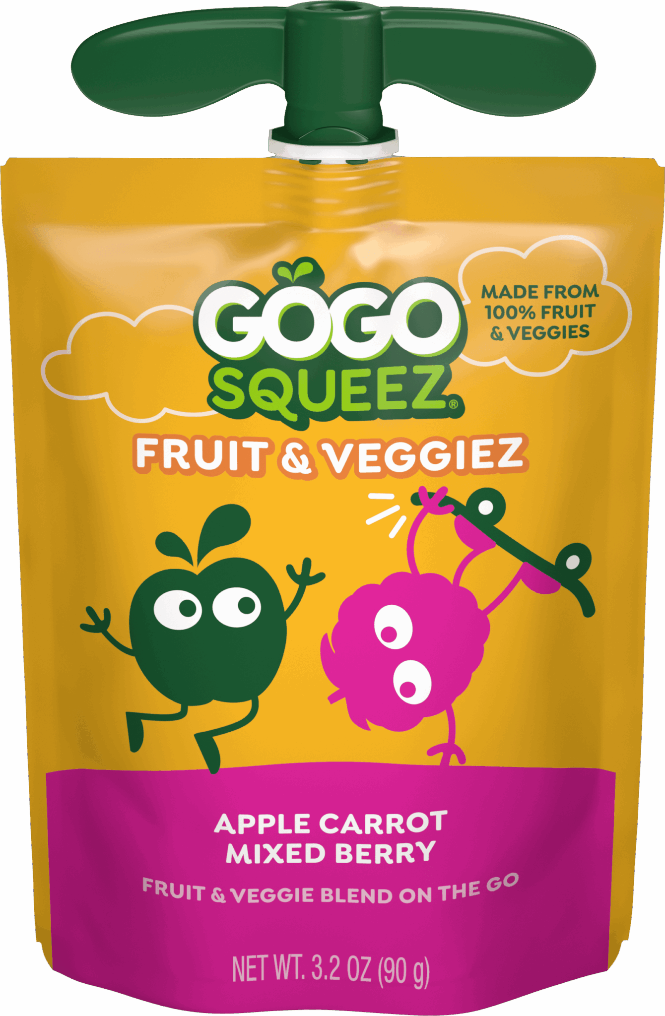 Apple Pear Carrot & Apple Carrot Mixed Berry Variety Pack | GoGo