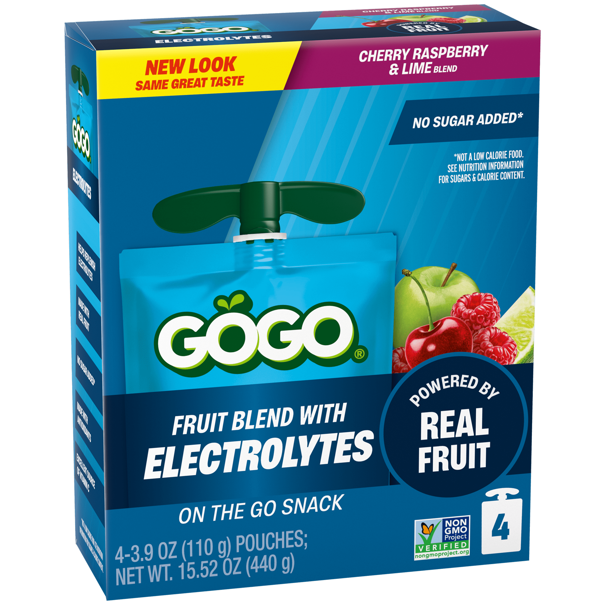 GoGo® Electrolytes Cherry Raspberry & Lime 4 Pack