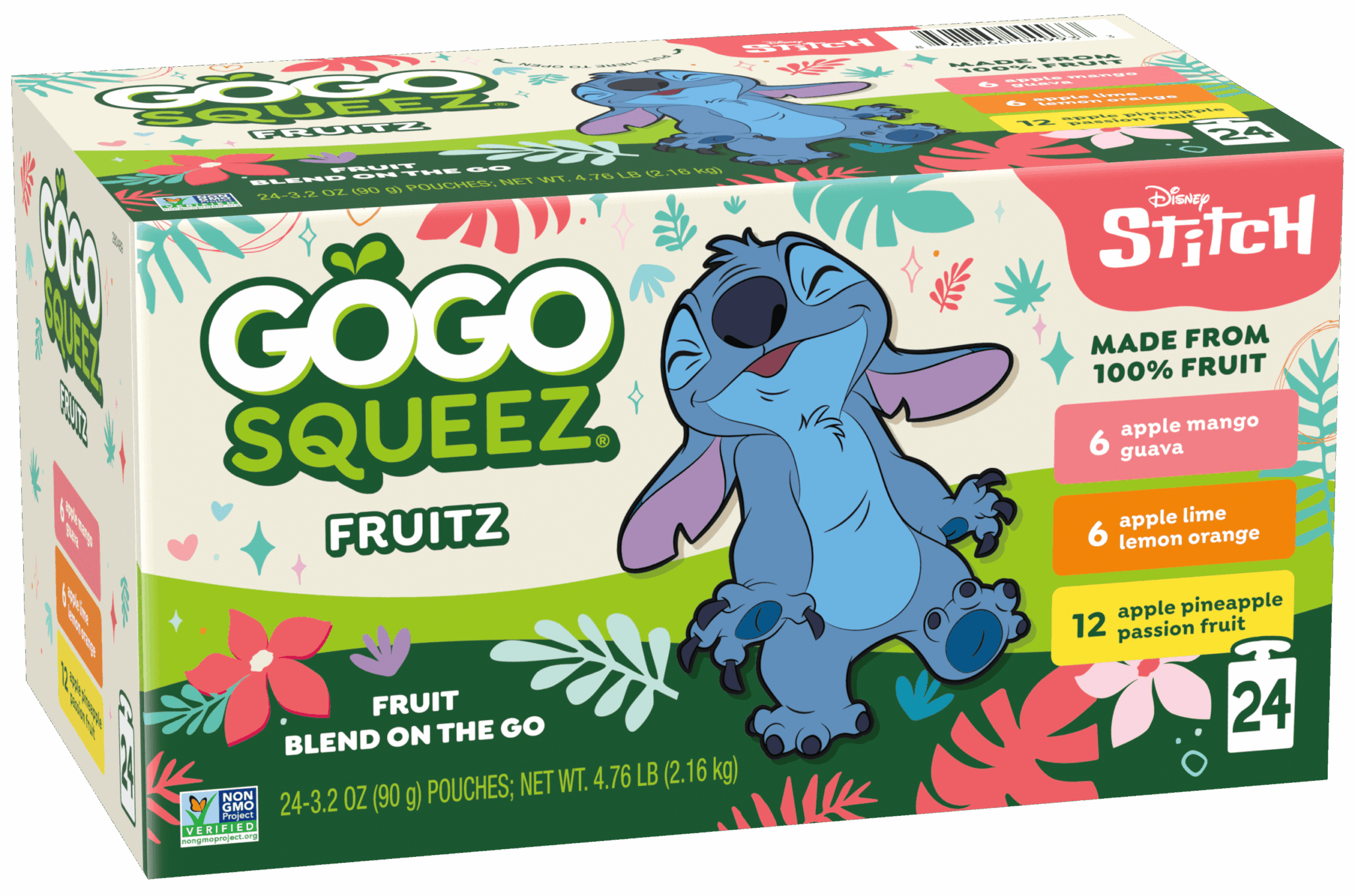 Disney Lilo & Stitch Apple Pineapple Passionfruit, Apple Mango