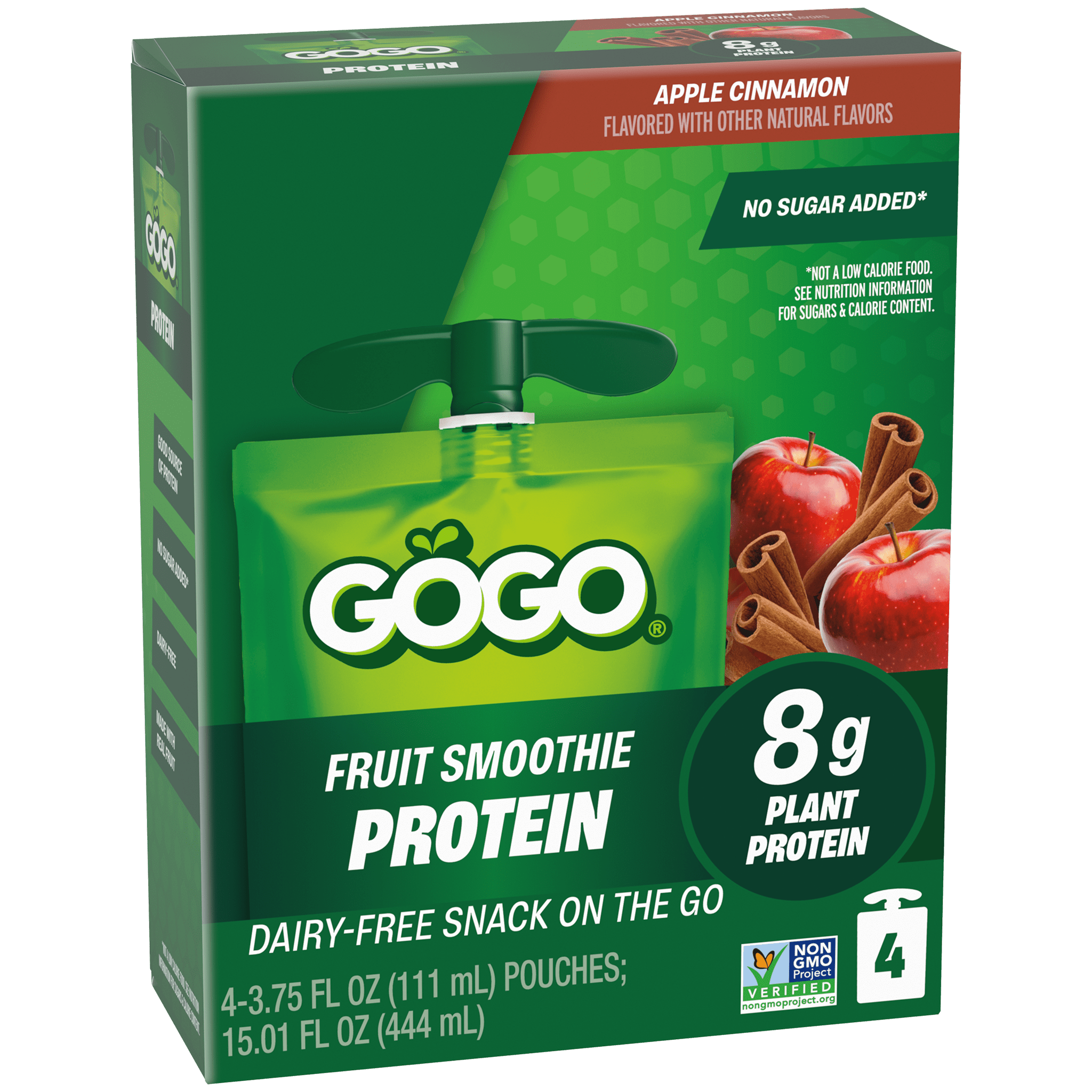 GoGo® Dairy-Free Protein Apple Cinnamon 4 Pack