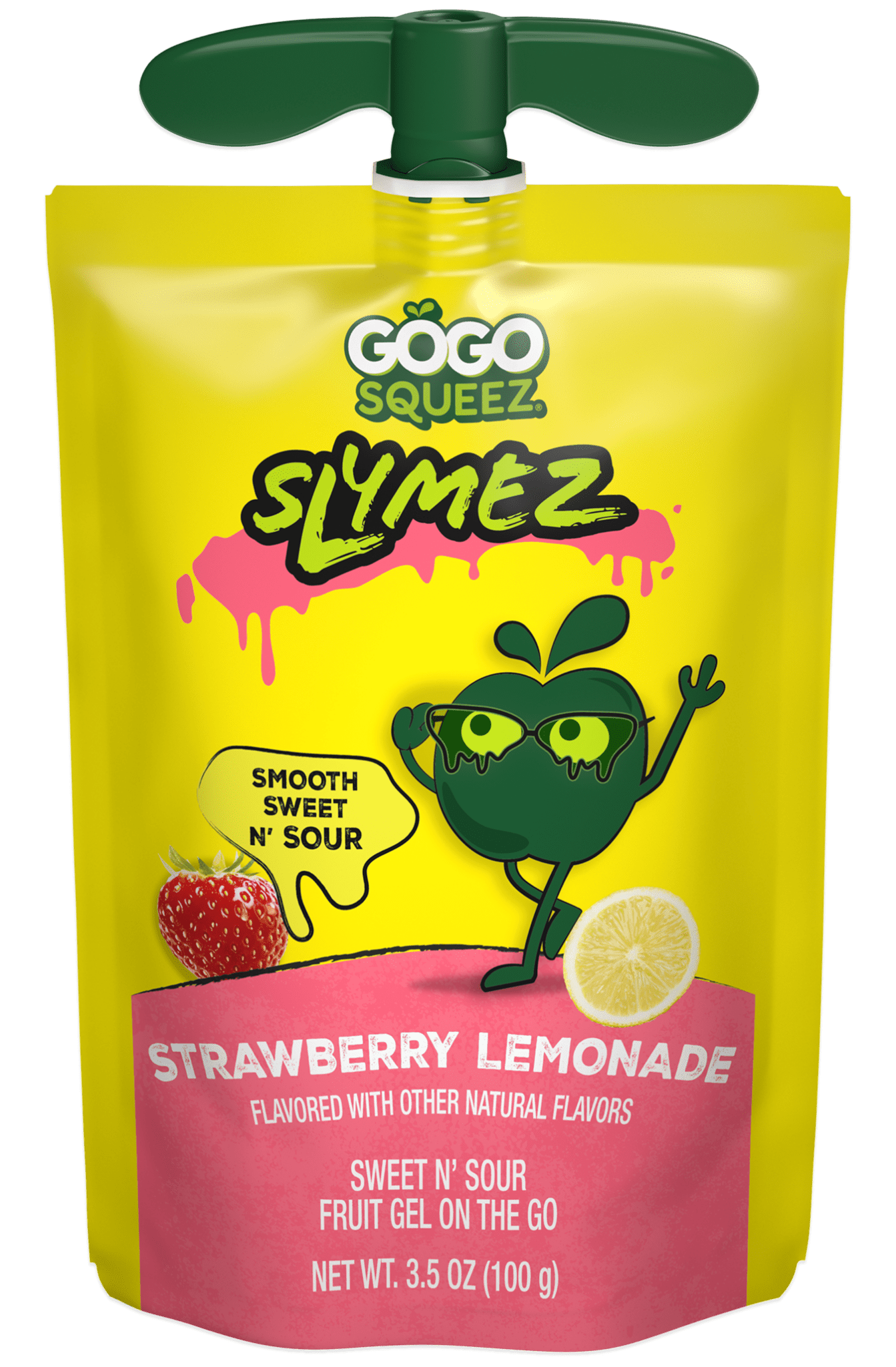 GoGo squeeZ Slymez Strawberry Lemonade Pouch