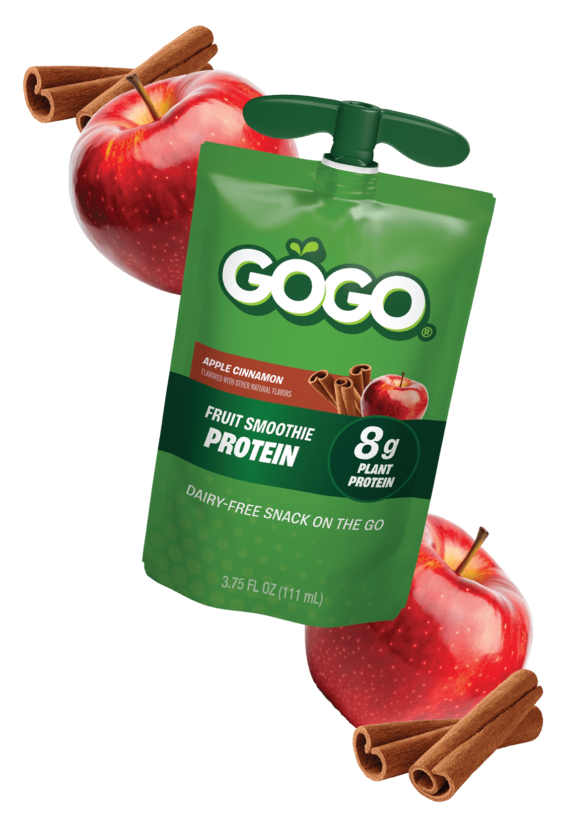 GOGO® Fruit Smoothie With 8g Plant Protein | Dairy-Free Pouches