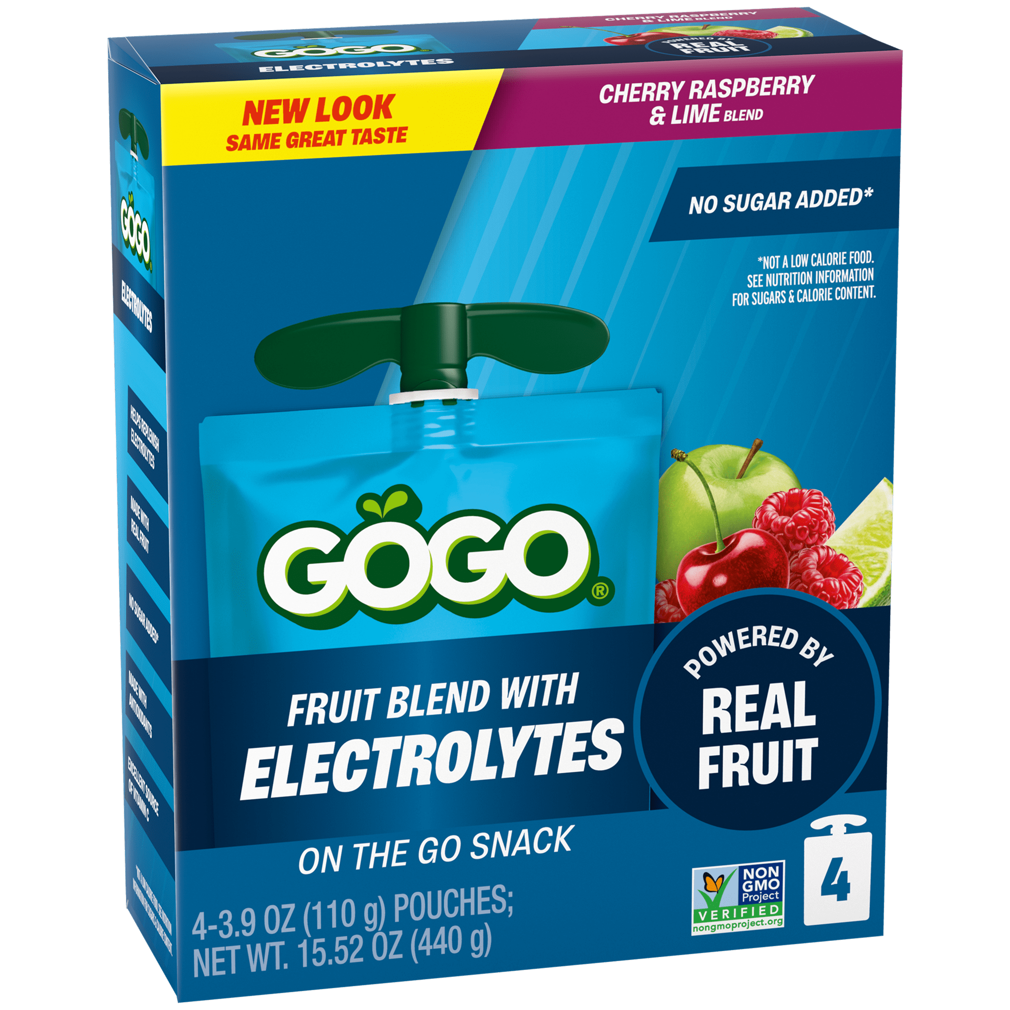 GoGo® Electrolytes Cherry Raspberry & Lime 4 Pack