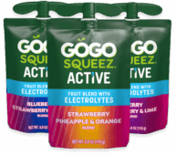 GoGo squeeZ® Active Fruit Blend with Electrolytes Product Image