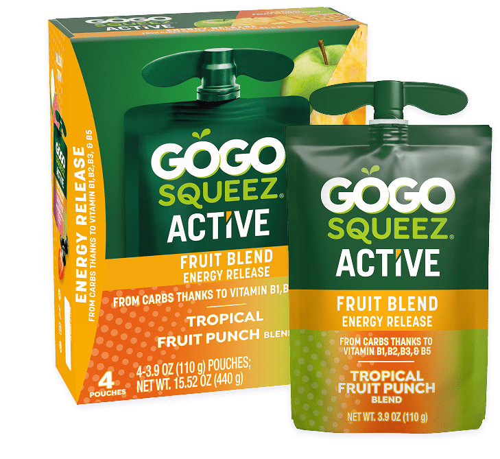Active Energy Release Fruit Blend Tropical Fruit Punch Pouch