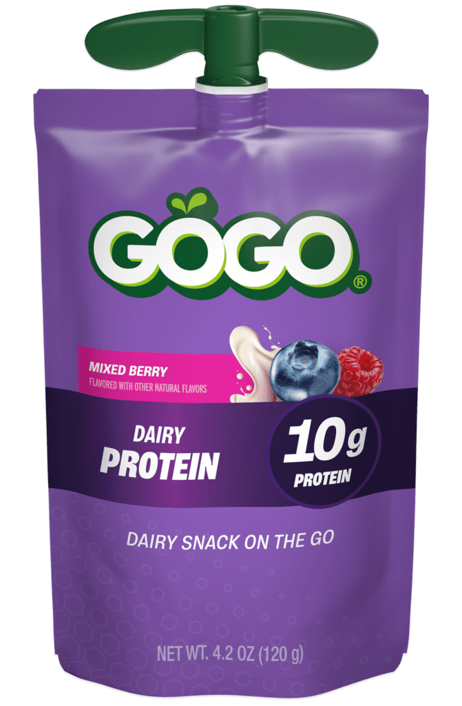 Mixed Berry | GOGO® Dairy Snack Pouches With 10g Protein | GoGo