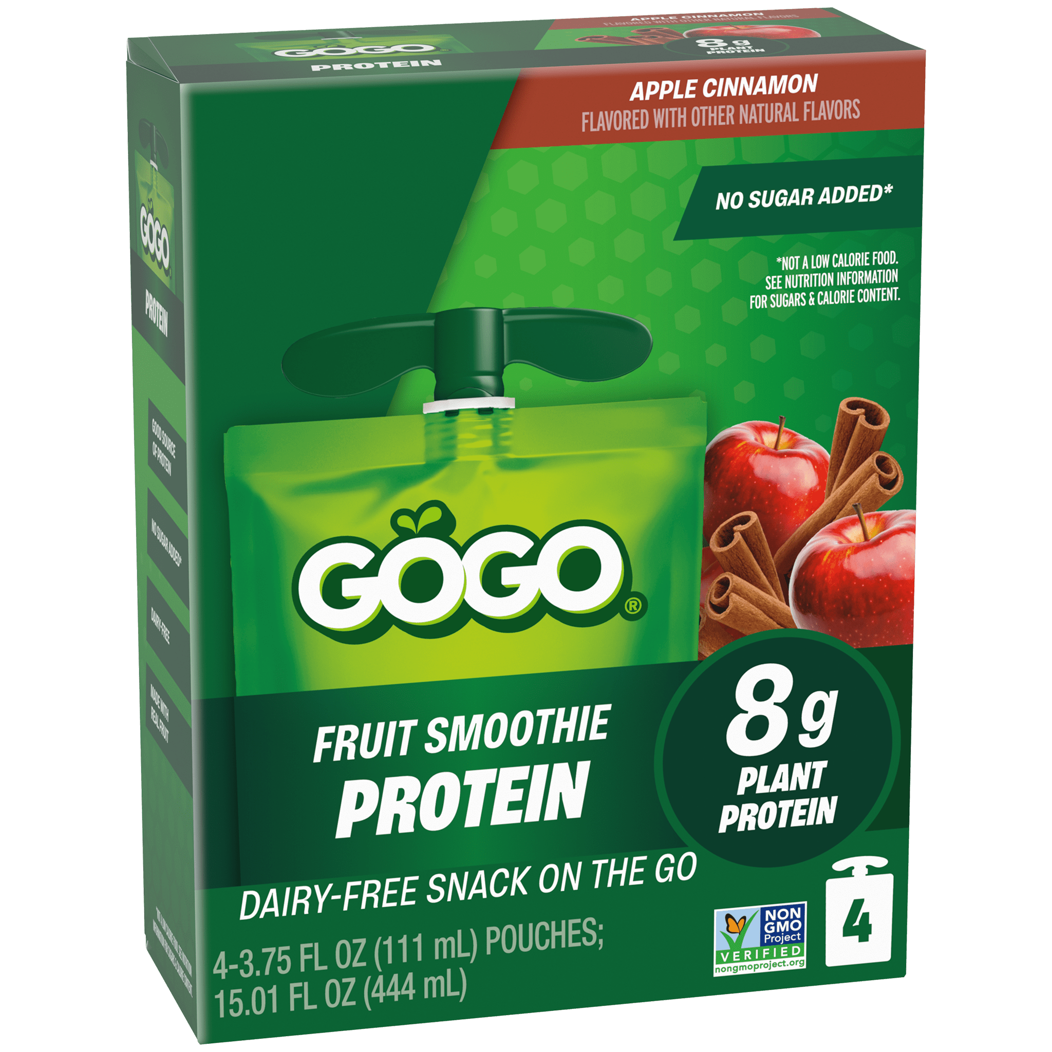 GoGo® Dairy-Free Protein Apple Cinnamon 4 Pack