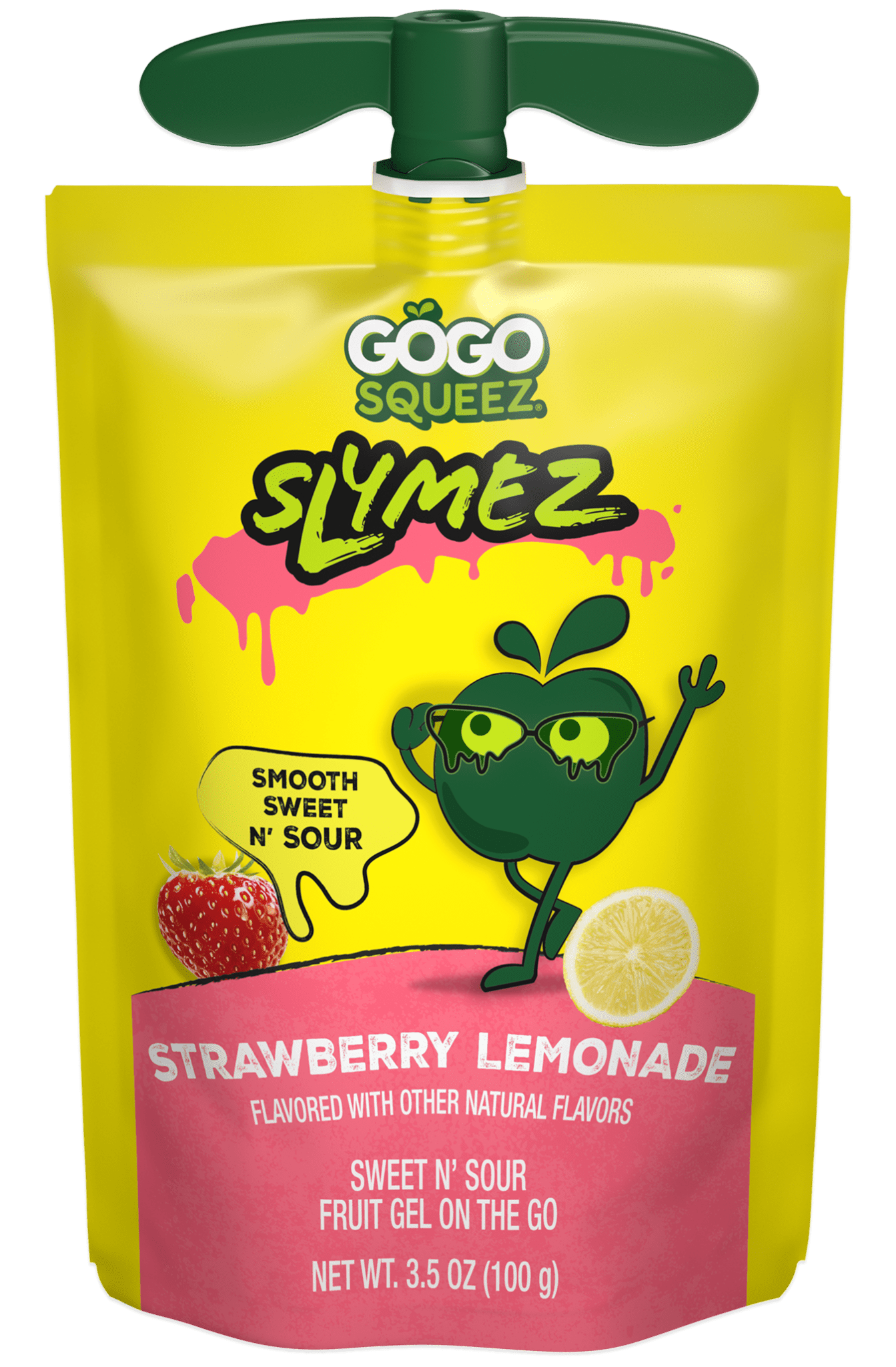 GoGo squeeZ Slymez Strawberry Lemonade Pouch